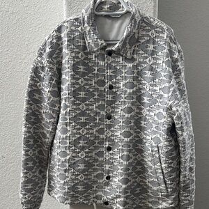 Zara Men's Gray Patterned Jacket